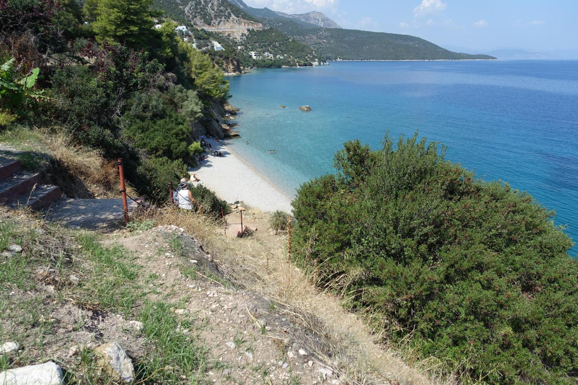 Studio In Villa In Kalloni Direkt Am Meer Екстериор снимка
