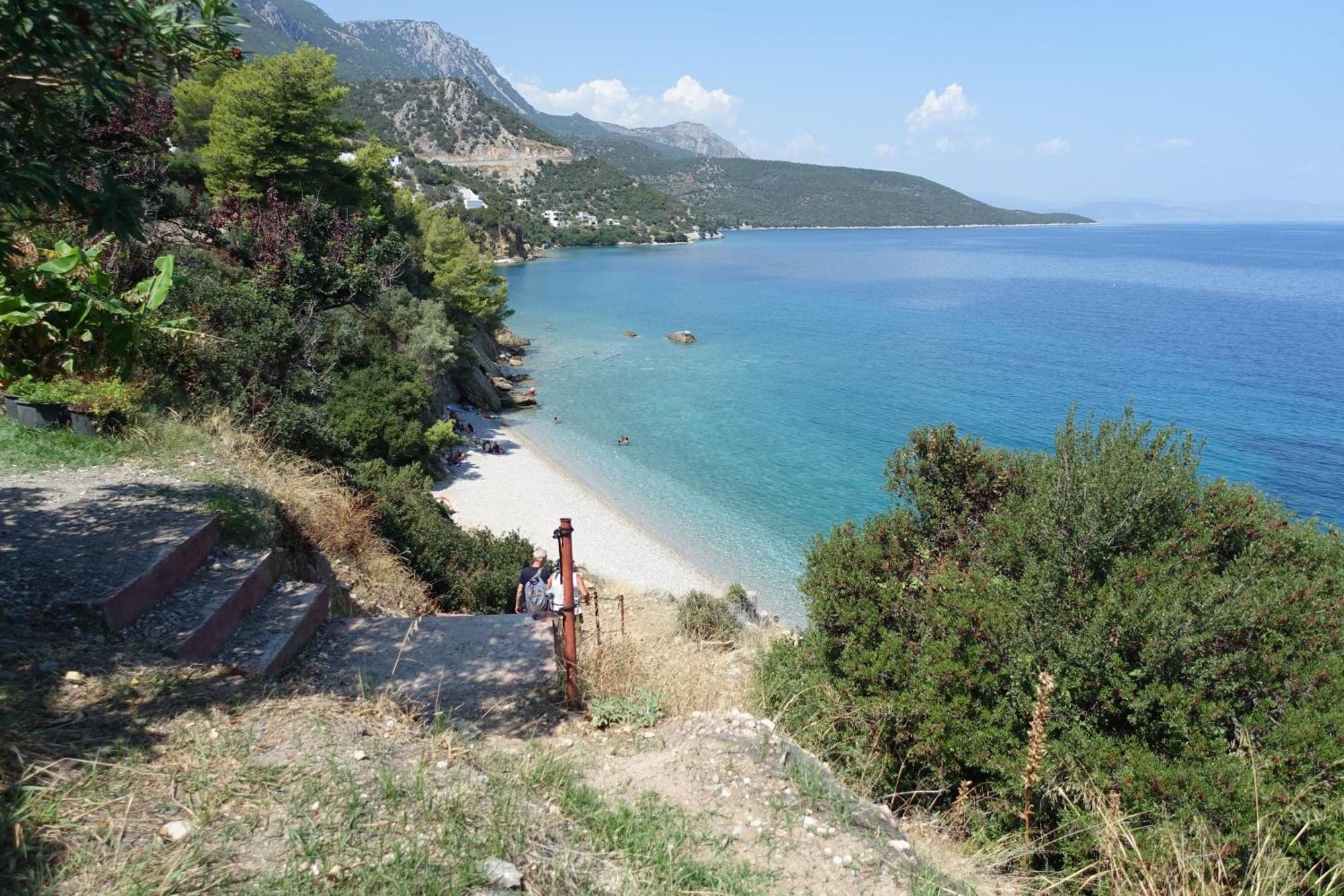 Studio In Villa In Kalloni Direkt Am Meer Екстериор снимка